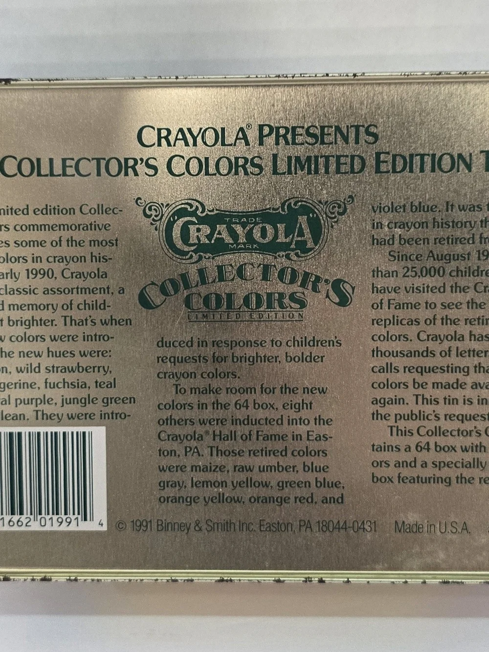 Crayola collector colors